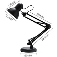 Đèn Pixar, Đèn Học Chống Cận Thị, Đèn Đọc Sách, Đèn Làm Việc Để Bàn Chống Chói Mắt Lóa Mắt Bảo Vệ Mắt + Bóng Đèn + Chân Kẹp + Chân Đế - Hàng Chính Hãng Amalife