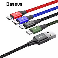 Cáp Sạc Truyền Dữ Liệu Tốc Độ Cao 4 In 1 Baseus- Hàng Chính Hãng