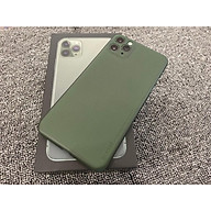 Ốp lưng Memumi cho iPhone 11 Pro Max 6.5 siêu mỏng 0.3 mm xanh rêu - Hàng thumbnail