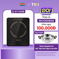 Bếp Từ Đơn Sunhouse SHD6803 (2000W) - Kèm Nồi Lẩu - Hàng Chính Hãng