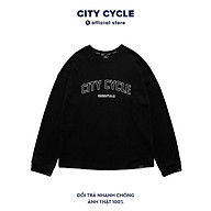 Áo sweater essentials bộ thêu City Cycle - áo sweater unisex chất tổ ong form rộng Local Brand thumbnail