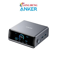 Bộ sạc nhanh Anker GaNPrime Smart Ultra-Powerful Desktop Charging Station 250W 2USB 4Type-C A2345 - Hàng chính hãng
