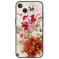 Ốp lưng dành cho Iphone 13 Mini - Iphone 13 - Iphone 13 Pro -  Iphone 13 Pro Max - Mẫu Đơn Đỏ Hồng