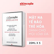 Mặt nạ ngăn ngừa lão hóa da Skincode Anti-Aging Sheet Mask 5 miếng thumbnail