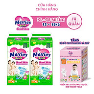 Combo 2 Tã quần Merries Goodskin đủ size M50/L44/XL38/XXL28