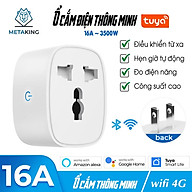 Ổ Cắm Điện Wifi Thông Minh 16A, 3500W - Chức Năng Hẹn Giờ, Điều Khiển Từ Xa, Đo Điện Năng Tiêu Thụ, Google & Alexa