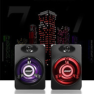 Hàng Chính Hãng - Loa Máy Vi Tính SADA V-118, Hỗ Trợ Led 7 Màu, Âm Thanh Siêu Trầm