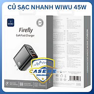 Củ Sạc Nhanh Firefly 45W PD GaN Wi-G011 - Hàng Chính Hãng