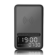 Wireless BT5.1 Speaker Wireless Charger Fast Charging Stand Alarm Clock Time Display TF Card MP3 Playback with Mic thumbnail