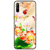 Ốp lưng dành cho Realme C3 mẫu Sen Đỏ Và Koi