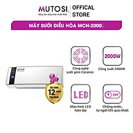 Máy sưởi điều hòa Ceramic Mutosi MCH-2000 - Hàng chính hãng