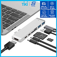 Hub Chuyển Đổi USB Typec Thunderbolt 3 to HDMI 7 Trong 1 SeaSy thumbnail