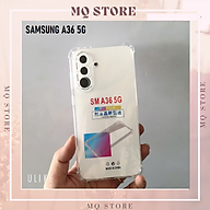 Ốp lưng cho Samsung A36 5G dẻo trong TPU chống sốc 4 góc cạnh ( hàng chính hãng)