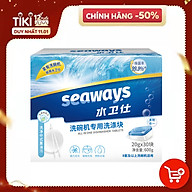 Viên rửa bát Seaways All in one 30 viên Dishwasher Tablets 20g 30pcs thumbnail