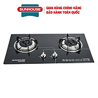 Bếp gas âm kính SUNHOUSE MAMA MMB6632, Mặt kính cường lực siêu bền dày 7mm, Pep đồng bền bỉ, Đánh lửa bằng IC, Hàng chính hãng - Bảo hành 24 tháng tại nhà