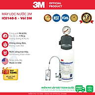 Máy Lọc Nước 3M ICE140-S cho Gia Đình, Văn Phòng, Nhà Hàng, Quán Cà phê - Hàng Chính Hãng 3M, Nhập Khẩu Mỹ