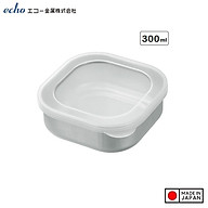 Hộp inox đựng thực phẩm có nắp đậy an toàn Echo - hàng nội địa Nhật Bản thumbnail