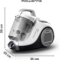 Máy hút bụi Rowenta Swift Power Cyclonic RO2917 Màu Trắng Hàng chính hãng