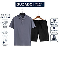 Bộ quần áo thể thao nam GuzadoCó Cổ,Chất Coolmax Thấm Hút Tốt thumbnail