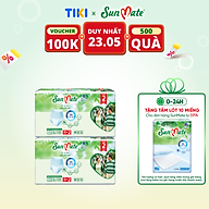 Combo 2 Tã quần SunMate siêu mềm mại G1 mới size L-16+2 miếng