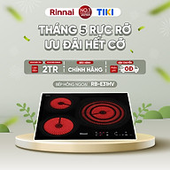 Bếp hồng ngoại Rinnai RB-E31HV mặt kính Schott 5200W - Hàng chính hãng.