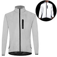 High Visibility Reflective Jacket Coat Waterproof Windproof Outdoor Night thumbnail