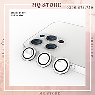 Bộ 3 mắt dán bảo vệ camera dành cho iPhone 14 Pro, 14 Pro Max cao cấp( hàng chính hãng)