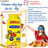 Vitamin tổng hợp cho trẻ L'il Critters Gummy Vites Daily Mỹ chứa vitamin và khoáng chất hỗ trợ miễn dịch, mắt, chống oxy hóa và tăng sức khỏe tổng thể - QuaTangMe Extaste
