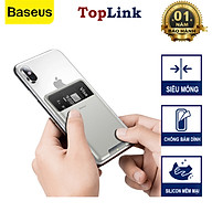 Ốp Lưng Đựng Thẻ Siêu Mỏng Gắn Lưng Điện Thoại Silicon 3M-Chính Hãng Baseus