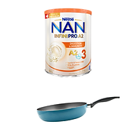 Sữa bột NAN INFINIPRO A2 800g Thụy Sĩ 3 với đạm quý A2 tiêu hóa tốt sau 7 ngày và 5HMO tăng cường đề kháng​ (2 - 6 tuổi)