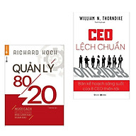 Combo 2 cuốn Quản Lý 80 20+ CEO Lệch Chuẩn Kỹ Năng Làm Việc thumbnail