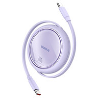 Cáp Baseus Free2Pull Retractable Charging Cable  20W sạc nhanh Type C to Light-ning Dây Rút- Hàng Chính Hãng