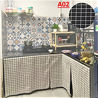 Rèm Dán Bếp, Kệ Bếp, Tủ Bếp gỗ đá MARYTEXCO chất liệu vải bố decor thumbnail