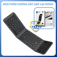 Bàn Phím Bluetooth Gập Gọn hiệu Wi WU FMK-05 – Kết Nối Nhanh V5.2, Kèm Túi Đựng & Giá Đỡ, Pin 40 Giờ – Hàng Nhập Khẩu