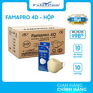 THÙNG HỘP - FAMAPRO 4D Khẩu trang y tế kháng khuẩn cao cấp Famapro 4D tiêu thumbnail