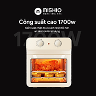 Nồi Chiên Không Dầu Khổng Lồ 12 Lít Mishio MK393 1700W - Hàng chính hãng