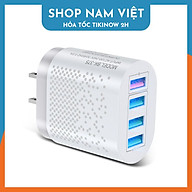 Củ Sạc USB 5V Loại Tốt 3 Cổng / 4 Cổng - Hàng Chính Hãng NAVIVU