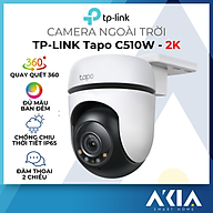 Camera WiFi Ngoài trời TP-Link Tapo C510W - Độ phân giải 2K 3MP, Đầy đủ màu ban đêm, Quay quét 360, Đàm thoại 2 chiều - HÀNG CHÍNH HÃNG
