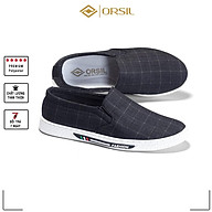Giày lười vải jean nam ORSIL màu đen trẻ trung - L13 thumbnail