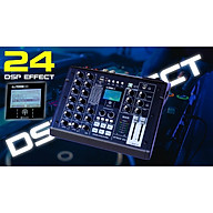 Bàn trộn âm thanh Mixer MTMax B12 - 4 kênh (3 mono, 1 stereo) - 24 hiệu ứng vang số DSP hiệu chỉnh sâu, hiệu ứng sound card - Có Bluetooth, nguồn 48V - Thu âm, livestream - Chỉnh âm cực hay cho loa kéo, amply, loa bluetooth, loa vi tính - Hàng Chính Hãng