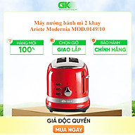 Máy nướng bánh mình 2 khay Ariete Modernia MOD.0149/10 Hàng Chính Hãng