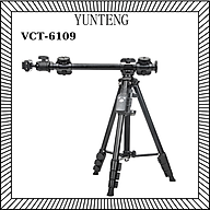 Chân máy tripod YUNTENG VCT-6109 hỗ trợ quay chụp Topsot từ trên xuống - Hàng chính hãng