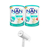 Bộ 2 lon Sữa bột NAN OPTIPRO PLUS 4 Nestle Bé 2-6 tuổi 1500g/lon Giúp tiêu hóa tốt