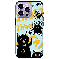 Ốp lưng cho iPhone 12 - iPhone 12 Pro - 12 Pro Max - 13 Mini - iPhone 13 - 13 Pro - 13 Pro Max - Mèo Mun GHOST - Hàng Chính Hãng