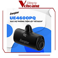 Sạc dự phòng Energizer UE4600PQ mini Dung lượng 4600mAh tích hợp đầu sạc TypeC - Hàng chính hãng