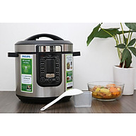 Nồi áp suất điện 6L Philips HD2137/65 - Hàng chính hãng - Chỉ giao hàng tại HN và một số khu vực