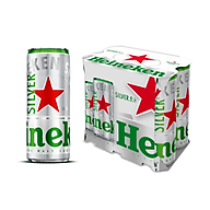 Lốc 6 Lon Bia Heineken Silver 330ML thumbnail