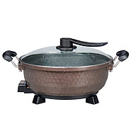 Nồi Lẩu Điện Đa Năng SATO 50NL52 Kèm Giá Hấp (5 lít) - Chính Hãng