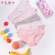 Pack 5 quần lót cotton Bikini VERA cho bé 5 - 10 tuổi - 0311 thumbnail