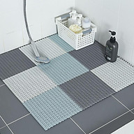 Thảm chống trơn trượt nhà tắm size 30x30cm tiện dụng, Tấm thảm nhựa lót sàn nhà tắm kháng khuẩn chống trượt thumbnail